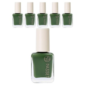 파셋 셀럽 네일컬러 매니큐어, 63카밍그린, 7g, 6개