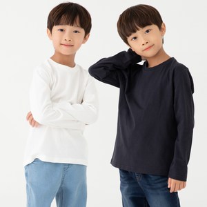 롤리트리 아동용 베이직 긴팔 라운드넥 티셔츠 2p