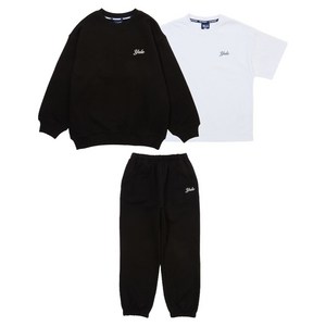 예일키즈 아동용 핸섬댄 맨투맨 + 반팔 티셔츠 + 조거팬츠 세트 YJCCSEF13427