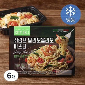 시티델리 쉬림프 알리오올리오 파스타 1인분 (냉동), 298g, 6개