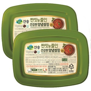 신송 짠맛을 줄인 건강한 양념쌈장, 170g, 2개