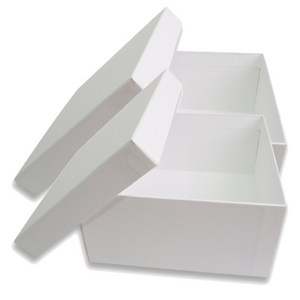 박스몬스터 아트 선물포장박스, WHITE, 2개