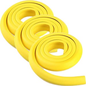 코코맘 일반형 모서리보호대 2m, 두께8mm x 폭2..., 노랑, 3개