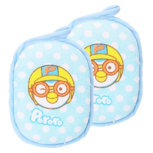 뽀로로 샤워스폰지, 블루, 2개입