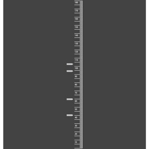 꿀밤 심플 키재기 왼쪽숫자 포인트스티커