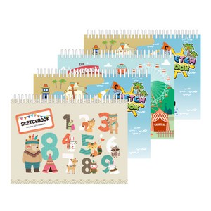 다다 스케치북, 345 x 248 ..., 26매, 4개