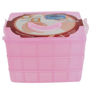 윈프라이스 터닝메카드 정리함, 핑크, 25 x 17 x ..., 1개