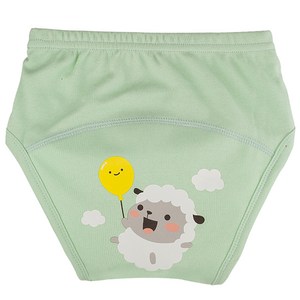 아가짱 유아용 프랜들리 배변훈련팬티, 연두색(양), 110호, 1개