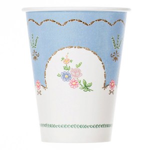 블린 스윗 티타임 블루 종이컵 8oz, 1박스