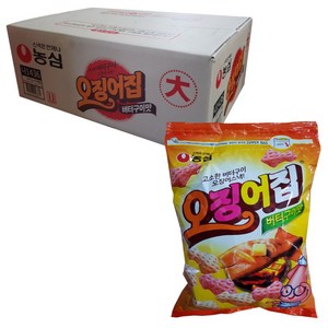 농심 오징어집 버터구이맛, 260g, 6개