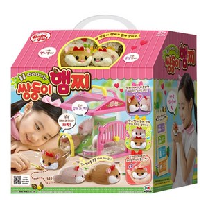 미미월드 졸졸 따라 다니는 쌍둥이 햄찌 인형완구, 혼합 색상