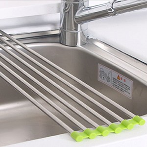 리빙해피 싱크롤선반 6롤, 52 x 10 cm, 그린, 3개