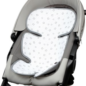 마니또 클린 베이직 쿨 유모차시트, 스퀘어 그레이, 1개
