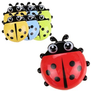 블럭마트 무당벌레 칫솔걸이, 랜덤 발송, 7개입