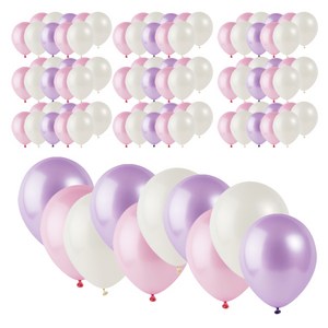 파티팡 라운드 풍선, 핑크라일락(랜덤 발..., 100개