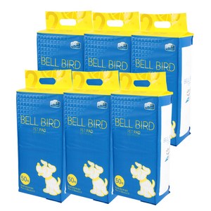 벨버드 강아지 펫패드 오리지날 레몬향, 40 x 50 cm, 50개입, 6개