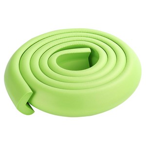 초슬림 모서리 보호대 2m, 0.8 x 2 cm, 그린, 1개