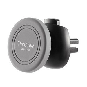 투힘 송풍구 차량용 거치대, 쿼드폴 블랙, 1개