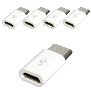 마하링크 USB 3.1 C to Mico 5핀 변환 젠더, ML-UCMG, 5개입, 13mm