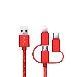 엠피오 3 in 1 고속 충전 케이블