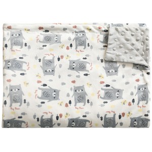 하늬통상 더블 극세사 아기담요