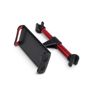 자동차 뒷좌석 헤드레스트 핸드폰거치대, 레드, 1개