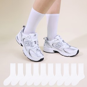 두발로 여성용 럭셔리 골지 장목 양말 10켤레