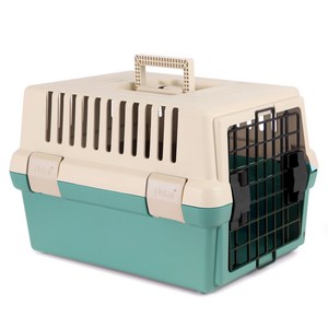 푸르미 반려동물 전용 하드형 이동장, 민트, 32 x 47 x ..., 1개