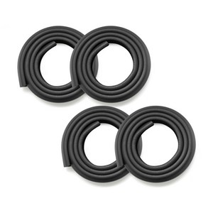 아가드 모서리 보호대 일반형, 2m, 블랙, 4개