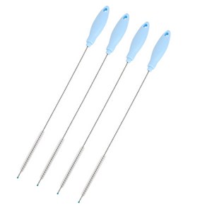 베이비앤아이 스트로우브러쉬, 블루, 4개