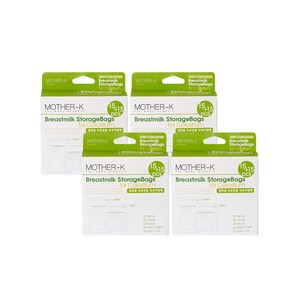 마더케이 일회용 초유전용 모유저장팩 세트 100ml + 50ml, 30개입, 4개