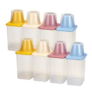 씨밀렉스 도어미니 사각 잡곡통 950ml x 8p, 랜덤 발송, 108 x 88 x..., 1세트