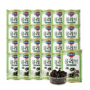 리치스 슬라이스 블랙 올리브, 405g, 24개