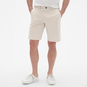 갭 남성용 갭플랙스 리브 인 카키 쇼츠 팬츠