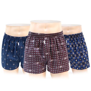 비버리힐스폴로클럽 남성용 통기성 0154 순면 트렁크 3종