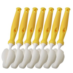 베이비베어 국내 제조 젖꼭지 솔, 옐로우, 7개