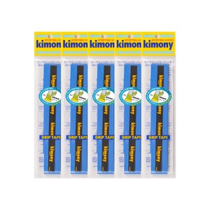 키모니 배드민턴 하이 소프트 홀스파이럴그립 KGT119 5p, 블루, 1개