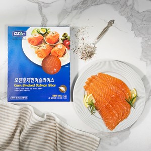 OZEN 노르웨이 프레시 훈제연어슬라이스, 200g, 1개