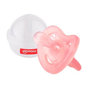실리만 국내생산 실리콘 노리개 젖꼭지(1단계) 투명핑크, 투명핑크, 1단계(0~4개월 ..., 1세트