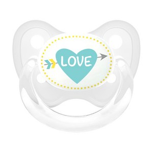 덴티스타 바른치아 노리개젖꼭지 시그니처, 2단계, 민트하트, 1개