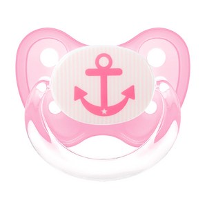 덴티스타 바른치아 노리개젖꼭지 시그니처, 3단계, 핑크앵커, 1개