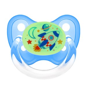 덴티스타 바른치아 노리개젖꼭지 시그니처, 2단계, 야광 로켓, 1개