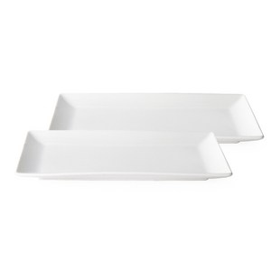 직사각 브런치접시, 화이트, 23 x 10.8 ..., 2개