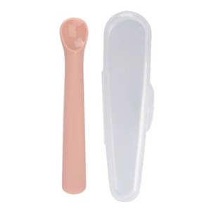 데일리라이크 봉봉 이유식 스푼 1단계 + 휴대용 케이스, 스트로베리, 1개