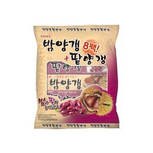 크라운 밤양갱 4p + 팥양갱 4p, 400g, 1세트