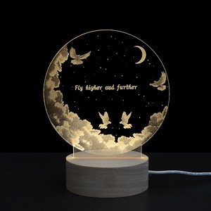 아트조이 LED 아크릴 원형 무드등