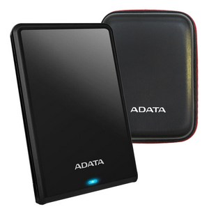 에이데이타 외장하드 AHV620S-1TU31-CBK 1TB + 하드케이스, 블랙