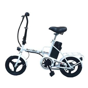 e근두운 미니엘로 24V 접이식 14인치 배터리 미포함 전기자전거