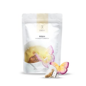 꽃을담다 나비티백 목련꽃차, 0.5g, 10개입, 1개