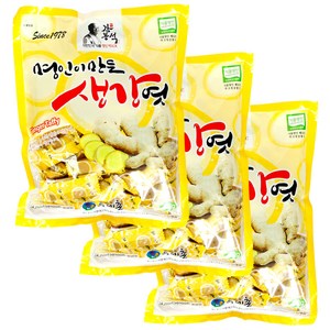 두레촌 강봉석 명인이 만든 생강엿, 250g, 3개